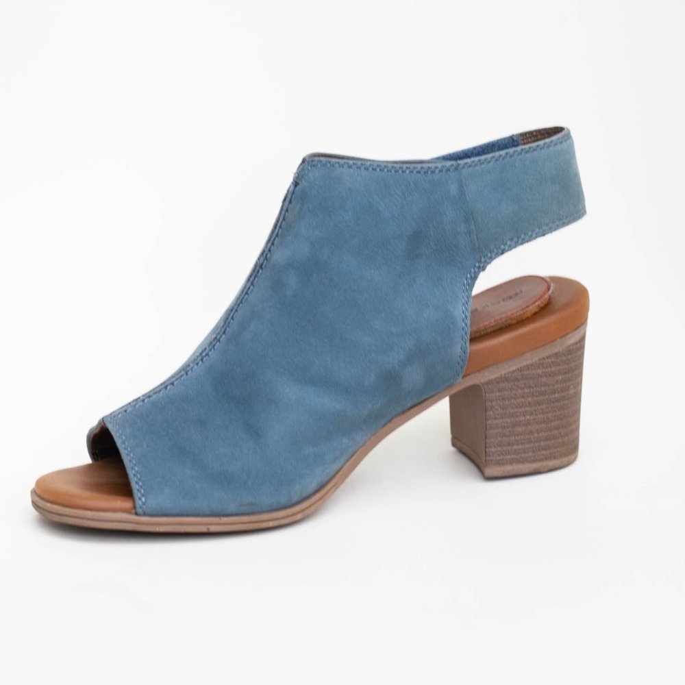 Rockport Blue Suede shoes size 8 1/2 - Picture 2 of 3